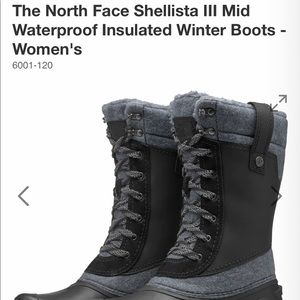 North face shellista lll winter boots